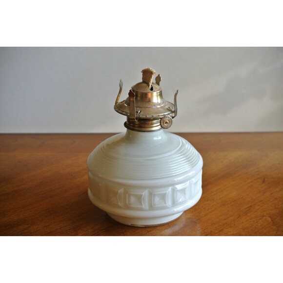 Other - Lamp Light Farms Oil Hurricane Traditional Cream Base 5.75"Diameter Used Wick